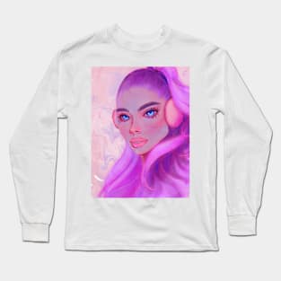 Marble Lady Long Sleeve T-Shirt